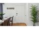 Entryway with dining area and hardwood floors at 8520 W 32Nd Pl, Wheat Ridge, CO 80033