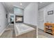 Modern bathroom with a soaking tub and fireplace, providing a luxurious spa-like experience at 5964 S Florence Ct, Englewood, CO 80111