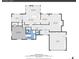 Main floor plan of the home, displaying the layout of the primary bedroom, kitchen, living and dining areas at 5964 S Florence Ct, Englewood, CO 80111