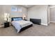 Bedroom features a large window and neutral-colored walls and carpeting at 29303 E 165Th Ave, Brighton, CO 80603
