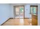 Eat-in kitchen area, bright and airy, with bamboo floors and access to the outdoor patio at 2603 W 100Th Pl, Denver, CO 80260
