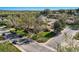 Birds-eye view of the home showcasing mature trees, street, and surrounding neighborhood at 3906 Hoyt Ct, Wheat Ridge, CO 80033