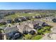 Aerial view of the neighborhood showcasing the well-maintained homes and green spaces at 802 Eva Peak Dr, Erie, CO 80516