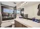 Modern bathroom with soaking tub and custom tile work at 1717 Irving St, Denver, CO 80204
