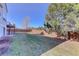 Spacious backyard featuring a well-maintained lawn, privacy fence, and mature tree at 10169 Briargrove Way, Highlands Ranch, CO 80126