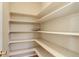 Walk-in pantry features built-in shelving for ample storage at 10169 Briargrove Way, Highlands Ranch, CO 80126