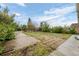 Spacious backyard featuring a mix of concrete and brick paving stones, with potential for customization and outdoor living at 3715 N Jackson St, Denver, CO 80205