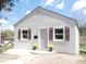 Charming home exterior with decorative shutters, freshly painted white plaster and inviting curb appeal at 9180 Spruce Mountain Rd, Larkspur, CO 80118