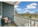 Relax on this cozy balcony with serene views and comfortable seating at 11386 Grove St # B, Westminster, CO 80031