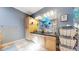 Bright bathroom features double vanity, large mirror, decorative lights, and creative decor at 1960 S Sherman St, Denver, CO 80210