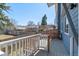 Deck with wooden railing, perfect for outdoor enjoyment and relaxation at 5320 Lowell Blvd, Denver, CO 80221