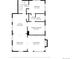 Layout showcases the kitchen, dining, living and bedroom areas at 3123 N Elizabeth St, Denver, CO 80205