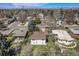 Aerial view of a charming neighborhood with well-kept homes and lush landscaping at 1580 S Krameria St, Denver, CO 80224