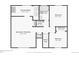 Finished basement floorplan featuring bedrooms, bathroom, laundry, and storage at 6094 S Dudley Way, Littleton, CO 80123