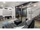 Basement rec room featuring a glass enclosed wine cellar at 3453 Navajo St, Denver, CO 80211