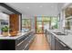 Modern kitchen with sleek countertops, ample cabinet space, and stainless steel appliances at 360 S Ogden St, Denver, CO 80209