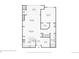 Layout of the home with a living room, kitchen, bedrooms, balcony, and utility space at 307 Inverness S Way # 307, Englewood, CO 80112