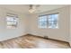 Bedroom with hardwood floors and natural light from the windows at 2965 S Birch St, Denver, CO 80222