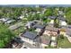 Beautiful neighborhood showcasing mature trees, well-kept lawns, and stunning city views in the distance at 380 S Jersey St, Denver, CO 80224