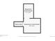 Basement floor plan featuring two unfinished basement areas and stairs to the main floor at 4603 W 33Rd Ave, Denver, CO 80212