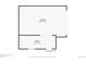 Detached office floor plan features a large garage and a smaller office area with a door leading to the home at 4603 W 33Rd Ave, Denver, CO 80212