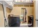 Laundry room with a black washer and dryer, offering a functional space at 6001 Castlegate Dr # A33, Castle Rock, CO 80108