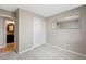 Neutral bedroom with carpet, closet and mirror at 17934 E Purdue Pl, Aurora, CO 80013