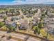 Scenic aerial view of the neighborhood showcasing lush greenery and well-maintained homes at 9411 La Quinta Way, Lone Tree, CO 80124