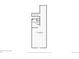 Second-floor floor plan featuring a primary bedroom, bathroom, and stairs at 3135 California St, Denver, CO 80205