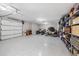 Large garage featuring a variety of vehicles and storage racks for all your outdoor gear at 242 Point View Pl, Breckenridge, CO 80424