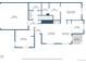 Detailed floor plan showcasing the layout of the home's main level, including room dimensions and flow at 22044 E Jamison Pl, Aurora, CO 80016