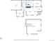 Home floor plans for the main and basement levels showing dimensions and layouts at 22044 E Jamison Pl, Aurora, CO 80016