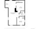 A floor plan showing a bar, recreation room, utility room, bathroom, and bedroom in the basement at 1671 S Chase St, Lakewood, CO 80232