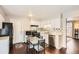 Functional kitchen featuring light cabinets and dark appliances at 3358 S Iris Ct, Lakewood, CO 80227