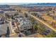 Aerial view of building and parking at 770 Copper Ln # 206, Louisville, CO 80027