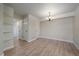 Neutral-toned dining room featuring laminate floors at 770 Copper Ln # 206, Louisville, CO 80027