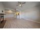 Bright living room with fireplace and laminate flooring at 770 Copper Ln # 206, Louisville, CO 80027