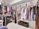 Walk-in closet with ample storage space, shelving, and organization systems at 7138 Mountain Brush Cir, Highlands Ranch, CO 80130