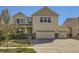 Inviting two-story home boasts a three-car garage and well-maintained front yard at 10168 Granby, Commerce City, CO 80022