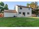 Well-maintained backyard featuring a lush green lawn and privacy fence, ideal for outdoor enjoyment at 8538 W Glasgow Pl, Littleton, CO 80128