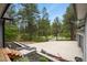 Long driveway with a well landscaped yard at 929 Tenderfoot Dr, Larkspur, CO 80118