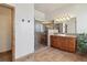 Spa-like bathroom featuring a large shower and dual vanities at 38911 E Wesley Ave, Bennett, CO 80102