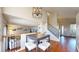 View of the living space and the modern open floor plan at 5436 S Versailles Way, Aurora, CO 80015