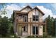 Charming two-story home featuring a stone facade, balcony, and a welcoming green front lawn at 3864 W 82Nd Ln, Westminster, CO 80031