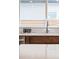 Close up on the modern kitchen's sink area, highlighting fixtures and natural lighting at 9700 E 63Rd Pl, Denver, CO 80238