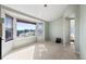 Bright bedroom with a large bay window offering scenic views and plenty of natural light at 1929 Baguette Dr, Castle Rock, CO 80108