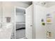 Bathroom with shower and access to bedroom at 507 Bonneville Ave, Fort Lupton, CO 80621