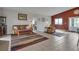 Open living space with comfortable seating, warm accents, and easy access to the outdoor area at 29333 Rawhide Ct, Elizabeth, CO 80107