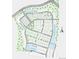 Community map showing the layout of the neighborhood, the lots, streets, and parks at 8950 Whiteclover St, Littleton, CO 80125