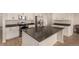 Contemporary kitchen design with a large center island, stainless appliances, and ample cabinet space at 16432 Snowbourn Dr, Parker, CO 80134